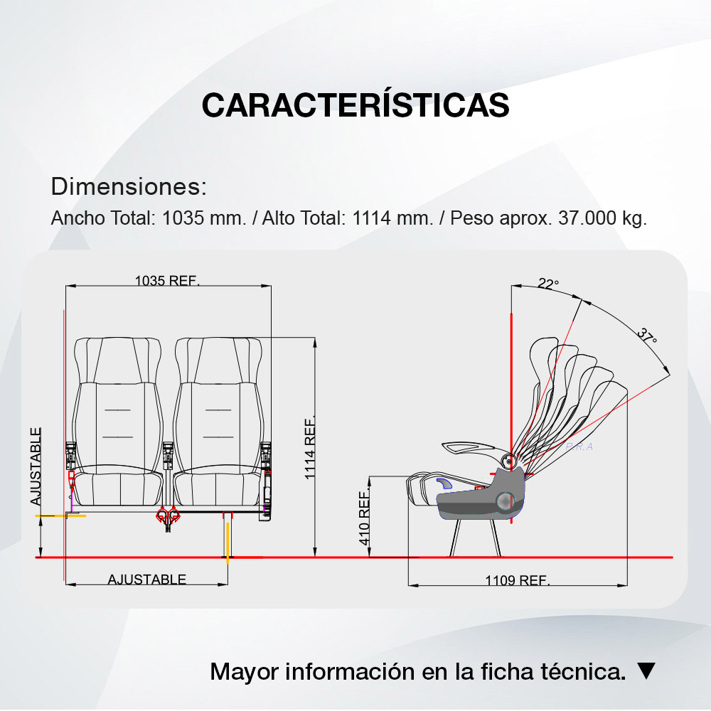 Asiento Centauro